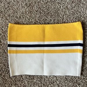 Kendall & Kylie Striped Crop Top